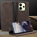 Xiaomi Redmi Note 14 4G Caseme 013 Sarja Lompakkokotelo - Kahvi
