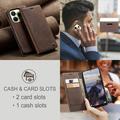 Xiaomi Redmi Note 14 4G Caseme 013 Sarja Lompakkokotelo - Kahvi