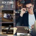 Xiaomi Redmi Note 14 4G Caseme 013 Sarja Lompakkokotelo - Kahvi