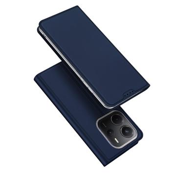 Xiaomi Redmi Note 14 4G Dux Ducis Skin Pro Lompakkokotelo - Sininen