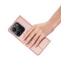 Xiaomi Redmi Note 14 4G Dux Ducis Skin Pro Lompakkokotelo - Pinkki