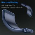 Xiaomi Redmi Note 14 Pro 4G Harjattu TPU Suojakuori - Hiilikuitu - Sininen