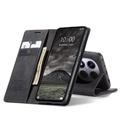 Xiaomi Redmi Note 14 Pro 4G Caseme 013 Sarja Lompakkokotelo - Musta