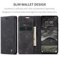 Xiaomi Redmi Note 14 Pro 4G Caseme 013 Sarja Lompakkokotelo - Musta