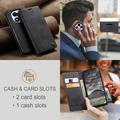 Xiaomi Redmi Note 14 Pro 4G Caseme 013 Sarja Lompakkokotelo - Musta
