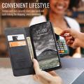 Xiaomi Redmi Note 14 Pro 4G Caseme 013 Sarja Lompakkokotelo - Musta