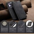 Xiaomi Redmi Note 14 Pro 4G Caseme 013 Sarja Lompakkokotelo - Musta