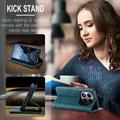 Xiaomi Redmi Note 14 Pro 4G Caseme 013 Sarja Lompakkokotelo - Sininen