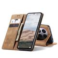 Xiaomi Redmi Note 14 Pro 4G Caseme 013 Sarja Lompakkokotelo - Ruskea