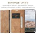 Xiaomi Redmi Note 14 Pro 4G Caseme 013 Sarja Lompakkokotelo - Ruskea