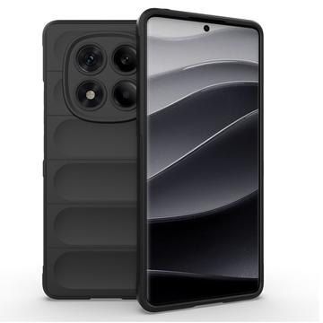 Xiaomi Redmi Note 14 Pro 4G Rugged TPU Suojakuori - Musta