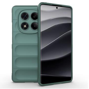 Xiaomi Redmi Note 14 Pro 4G Rugged TPU Suojakuori - Vihreä