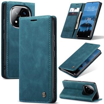 Xiaomi Redmi Note 14 Pro 5G/14 Pro+ 5G/Poco X7 Caseme 013 Sarja Lompakkokotelo - Sininen