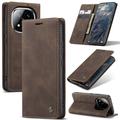 Xiaomi Redmi Note 14 Pro 5G/14 Pro+ 5G/Poco X7 Caseme 013 Sarja Lompakkokotelo - Kahvi
