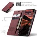 Xiaomi Redmi Note 14 Pro 5G/14 Pro+ 5G/Poco X7 Caseme 013 Sarja Lompakkokotelo - Viininpunainen