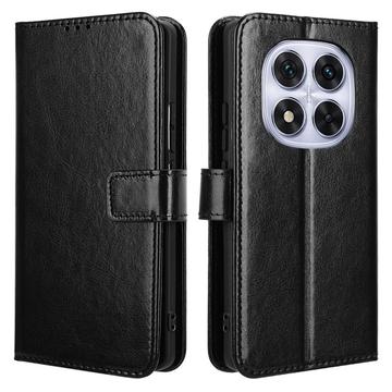 Xiaomi Redmi Note 14 Pro 5G/14 Pro+ 5G/Poco X7 Lompakkokotelo Magneettisella Sulkijalla - musta