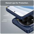 Xiaomi Redmi Note 14 Pro+ 5G Harjattu TPU Suojakuori - Hiilikuitu - Sininen
