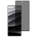 Xiaomi Redmi Note 14 Pro+ 5G/13 Pro+ Yksityisyyttä Suojaava Täysin Peittävä Panssarilasi - 9H - Musta Reuna