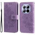 Xiaomi Redmi Note 15 Pro 5G Mandala Series Lompakkokotelo - Violetti