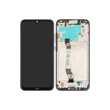 Xiaomi Redmi Note 8 Etukuori & LCD Näyttö 5600050C3J00 - Musta