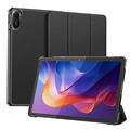 Xiaomi Redmi Pad 2 Dux Ducis Domo Tri-Fold Smart Lompakkokotelo - Musta