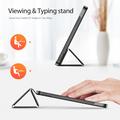 Xiaomi Redmi Pad 2 Dux Ducis Domo Tri-Fold Smart Lompakkokotelo - Musta