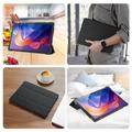 Xiaomi Redmi Pad 2 Dux Ducis Domo Tri-Fold Smart Lompakkokotelo - Musta