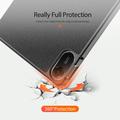 Xiaomi Redmi Pad 2 Dux Ducis Domo Tri-Fold Smart Lompakkokotelo - Musta