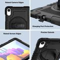 Xiaomi Redmi Pad 2 Heavy Duty 360 Suojakotelo Käsihihnalla - Musta