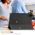 Xiaomi Redmi Pad 2 Tri-Fold Series Smart Folio -kotelo - Musta