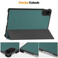 Xiaomi Redmi Pad 2 Tri-Fold Series Smart Folio -kotelo - Mustanvihreä