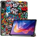 Xiaomi Redmi Pad 2 Tri-Fold Series Smart Folio -kotelo - Graffiti