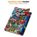 Xiaomi Redmi Pad 2 Tri-Fold Series Smart Folio -kotelo - Graffiti