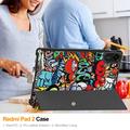 Xiaomi Redmi Pad 2 Tri-Fold Series Smart Folio -kotelo - Graffiti