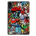 Xiaomi Redmi Pad 2 Tri-Fold Series Smart Folio -kotelo - Graffiti