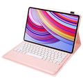 Xiaomi Redmi Pad Pro Bluetooth Suojakotelo Näppäimistöllä - Pinkki