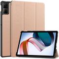Xiaomi Redmi Pad SE Tri-Fold Sarjan Smart Lompakkokotelo - Ruusukulta