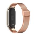 Xiaomi Smart Band 8/9 NFC Tech-Protect Milanese Ranneke - Ruusukulta