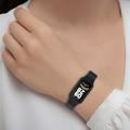 Xiaomi Smart Band 9 Active/Redmi Band 3 Vaihto Silikonihihna Integroidulla Kehyksellä