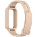 Xiaomi Smart Band 9 Active/Redmi Band 3 Vaihto Silikonihihna Integroidulla Kehyksellä - Pinkki