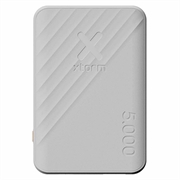 Xtorm Go2 5000mAh powerbank 12W - USB-C/USB-A - valkoinen