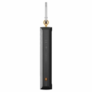 Xtorm Go2 -sarjan 10000mAh:n aurinkokäyttöinen varavirtalähde/taskulamppu - 20W, USB-C, USB-A - musta