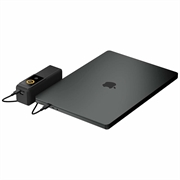 Xtorm NextGen6 27000mAh:n powerbank 70W - 2 x USB-C/1 x USB-A, USB-C-kaapeli - musta
