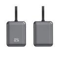 YM-1254 Mini-varavirtalähde sisäänrakennetulla kaapelilla - 20000mAh - Tummentuma