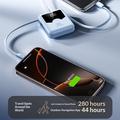 YM-1422 Mini powerbank 20000mAh - USB-C- ja Lightning-kaapelit - sininen