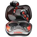 YX36 AI Älykkään käännöksen kuulokkeet / Gaming Bluetooth-kuulokkeet Hi-Fi-äänellä - musta