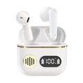 Bluetooth 5.2 Kuulokkeet LED-Latauskotelolla YYK-750 - Valkoinen