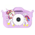 Unicorn lasten kamera 32GB muistikortti & kortinlukija - Violetti