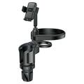 Yesido C274 4-in-1 monitoiminen auton kuppiteline - 4.7"-7.2" - musta
