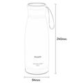 Yesido EC17 450ml kannettava USB-C mehustin - valkoinen